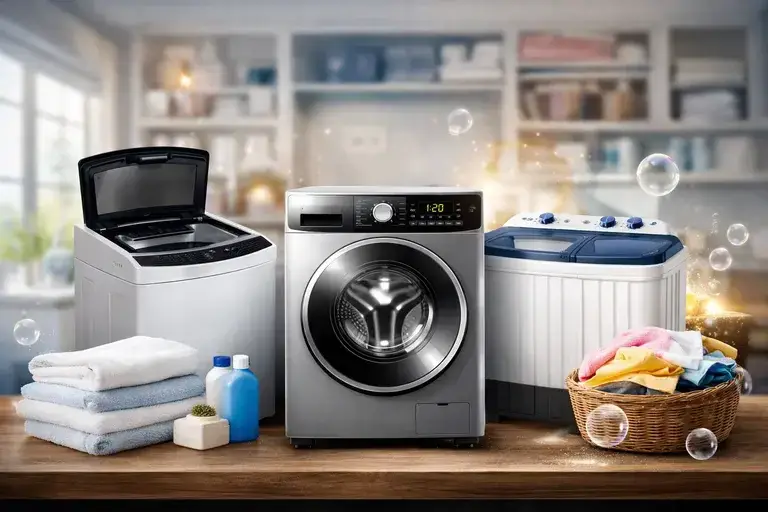 سعر غسالة ملابس في مصر 2026 - عروض مصر الذكية - أفضل غسالة فول أوتوماتيك موفرة للكهرباء - أفضل غسالة بالمجفف في مصر