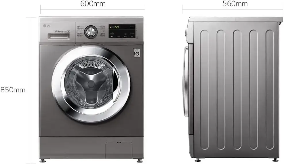 أفضل غسالة اعتمادية وأداء في مصر 2026 غسالة LG أوتوماتيك 8 كجم انفرتر Direct Drive أفضل غسالة ملابس 2026 عروض مصر الذكية