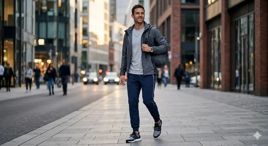 أحدث صيحات الموضة 2026 - دليل شامل لأبرز الترندات وأفكار تنسيق الملابس للرجال والنساء 10 أفضل أفكار تنسيق الملابس 2026 للرجال والنساء تنسيق رياضي عصري (Athleisure) أحدث صيحات الموضة 2026 دليل شامل لأبرز الترندات وأفكار تنسيق الملابس للرجال والنساء