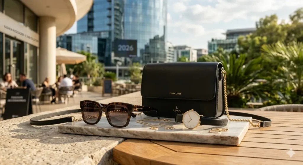 أحدث صيحات الموضة 2026 - دليل شامل لأبرز الترندات وأفكار تنسيق الملابس للرجال والنساء 14 إكسسوارات موضة 2026 أحدث صيحات الموضة 2026 دليل شامل لأبرز الترندات وأفكار تنسيق الملابس للرجال والنساء