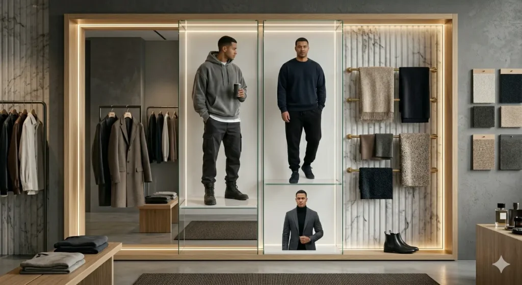 أحدث صيحات الموضة 2026 - دليل شامل لأبرز الترندات وأفكار تنسيق الملابس للرجال والنساء 17 اختيار الملابس حسب الجسم أحدث صيحات الموضة 2026 دليل شامل لأبرز الترندات وأفكار تنسيق الملابس للرجال والنساء